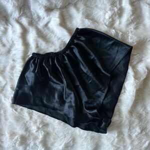 American-vintage Women's Black Pajamas Shorts